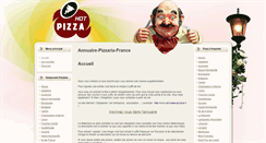 Desktop Screenshot of annuaire-pizzaria.fr